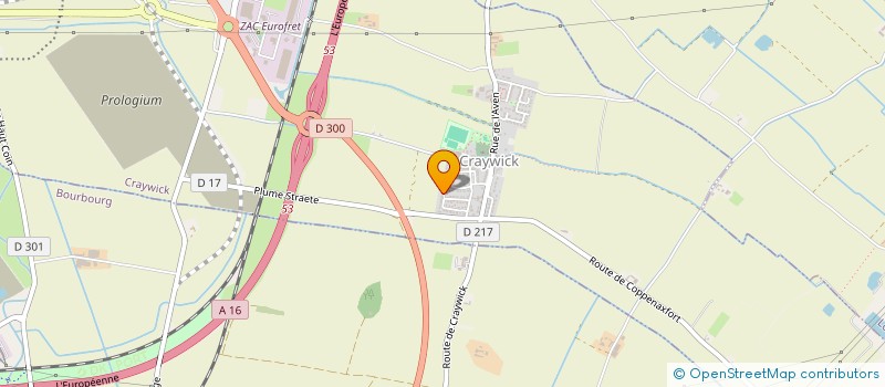 localisation de l'entreprise OUAS  CRAYWICK