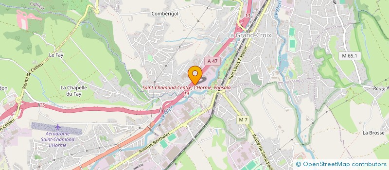 localisation de l'entreprise OUASSIM DHAOUADI AUTO  LA GRAND-CROIX