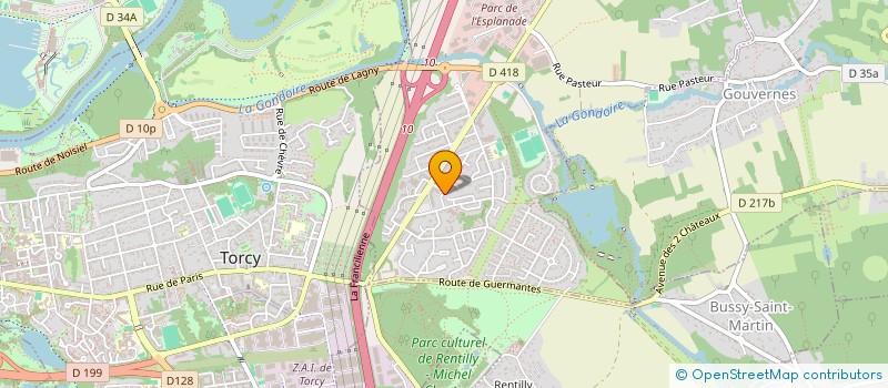 localisation de l'entreprise OUASTAXI  SAINT-THIBAULT-DES-VIGNES