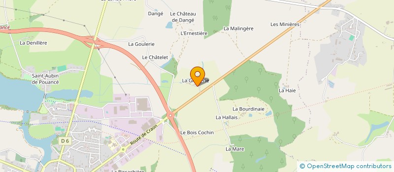 localisation de l'entreprise OUAT à OMBREE D'ANJOU