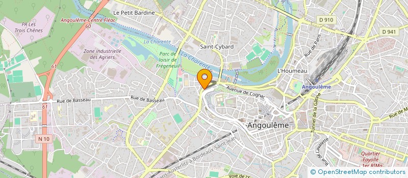 localisation de l'entreprise OUAT ENTERTAINEMENT à ANGOULEME