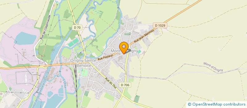 localisation de l'entreprise OUATCEL CARTON à MONT-D'ORIGNY