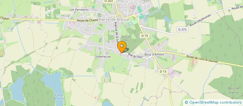 localisation de l'entreprise OUATE DE PHOQUE  PIERRE-DE-BRESSE