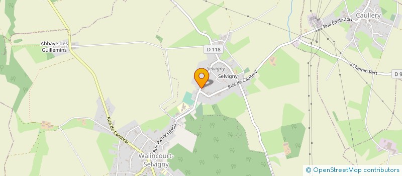 localisation de l'entreprise OUATINAGES DU CAMBRESIS à WALINCOURT-SELVIGNY