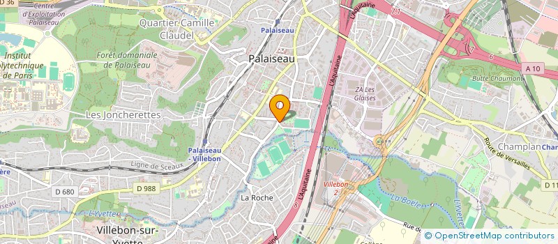 localisation de l'entreprise OUATTENI VTC  PALAISEAU