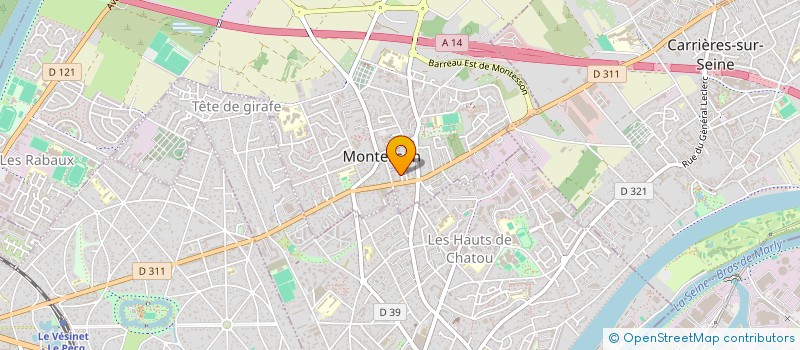 localisation de l'entreprise OUATTOU à MONTESSON