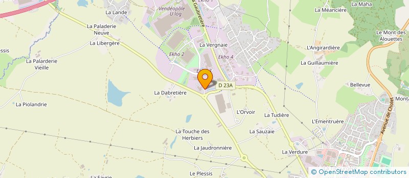 localisation de l'entreprise OUBATI à LES HERBIERS