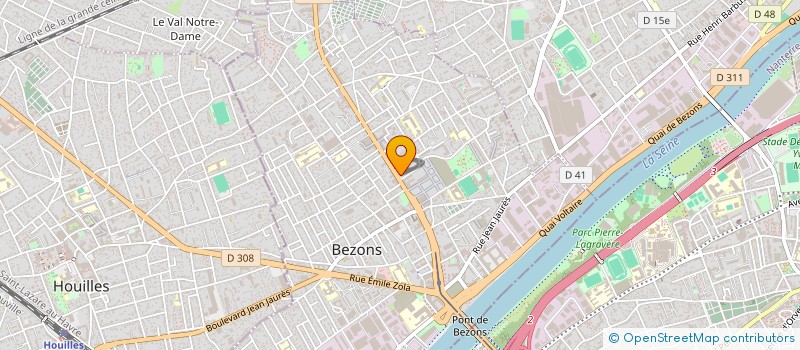 localisation de l'entreprise OUBER COIFF à BEZONS