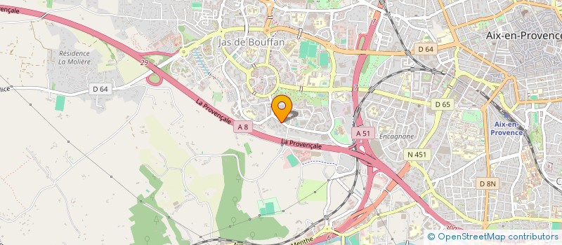 localisation de l'entreprise OUBIL SA BEUT à AIX-EN-PROVENCE