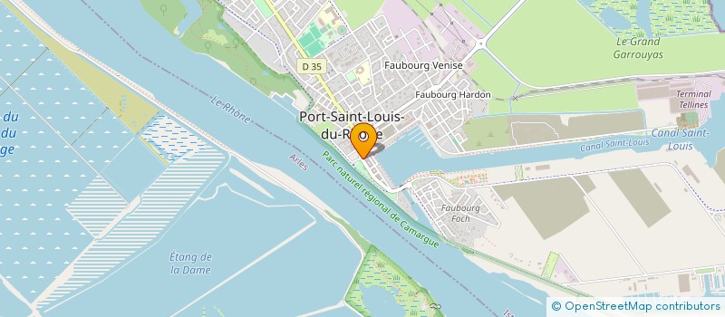 localisation de l'entreprise OUBUNTU à PORT-SAINT-LOUIS-DU-RHONE