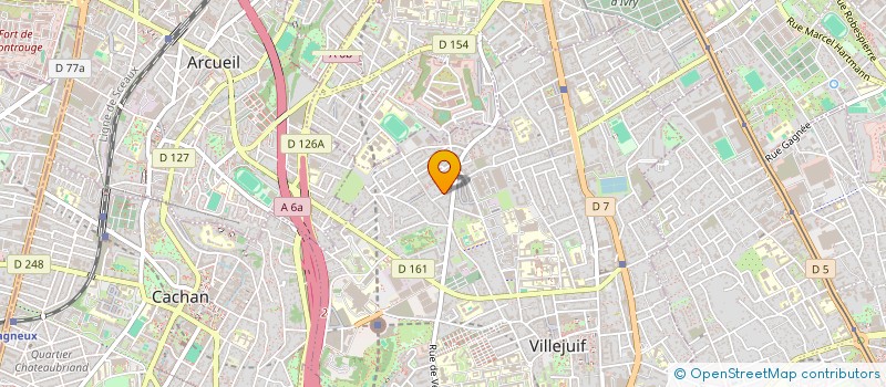 localisation de l'entreprise OUCHAOU HAMID à VILLEJUIF