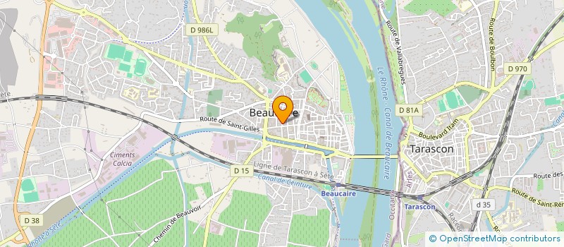 localisation de l'entreprise OUCHAYANE à BEAUCAIRE