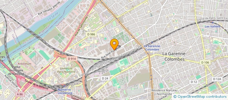 localisation de l'entreprise OUCHELLI  NANTERRE