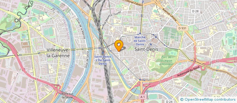localisation de l'entreprise OUDADDEN à SAINT-DENIS