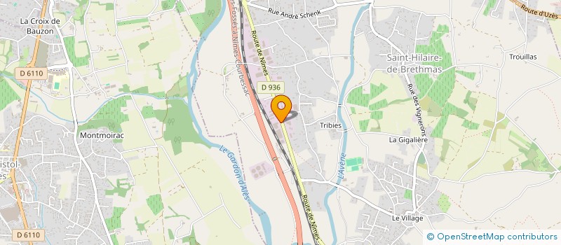 localisation de l'entreprise OUDADES FUTSAL  SAINT-HILAIRE-DE-BRETHMAS