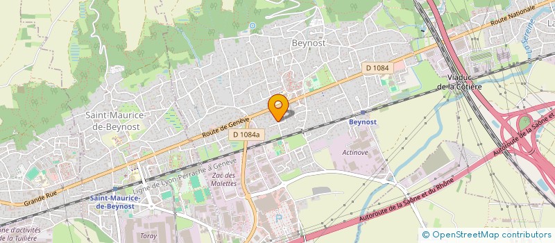 localisation de l'entreprise OUDAYAS TRAITEUR  SAINT-MAURICE-DE-BEYNOST