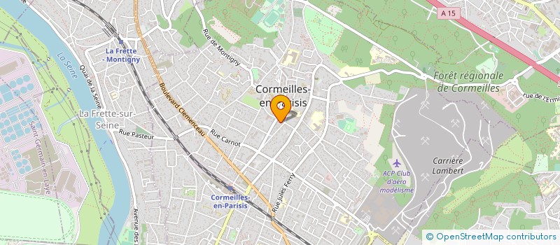 localisation de l'entreprise OUDERG M. POISSONNERIE DE LA GARE à CORMEILLES-EN-PARISIS