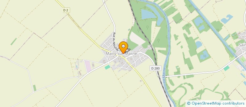localisation de l'entreprise OUDIN COLOR  MAIRY-SUR-MARNE
