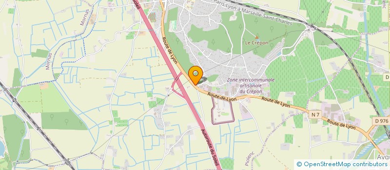 localisation de l'entreprise OUDIN DENTAIRE  PIOLENC