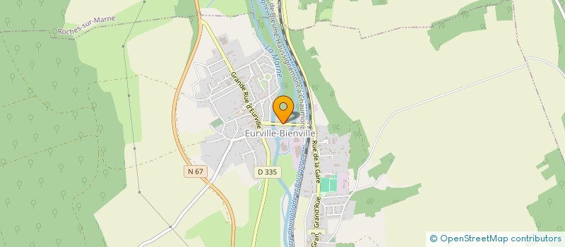 localisation de l'entreprise OUDIN GERALD à EURVILLE-BIENVILLE