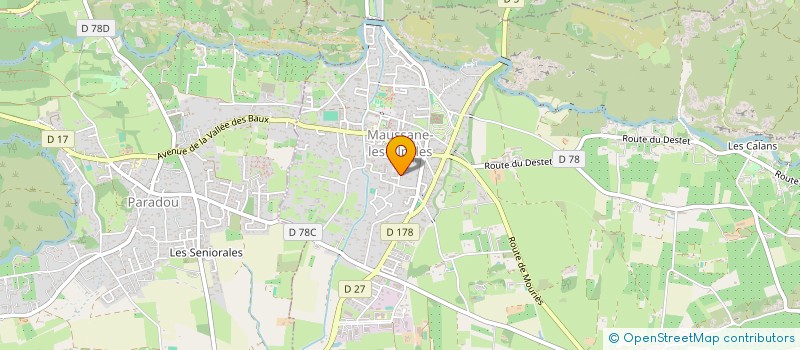 localisation de l'entreprise OUDIN LALANDE COORDINATION à MAUSSANE-LES-ALPILLES