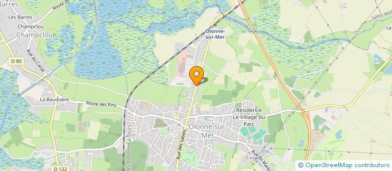 localisation de l'entreprise OUDIN SAS à LES SABLES-D'OLONNE