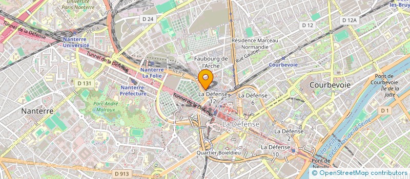 localisation de l'entreprise OUDING  PUTEAUX