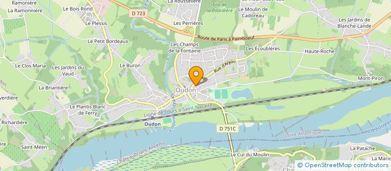 localisation de l'entreprise OUDON FITNESS GYM à OUDON