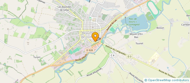 localisation de l'entreprise OUDONG  BEAUMONT DE LOMAGNE