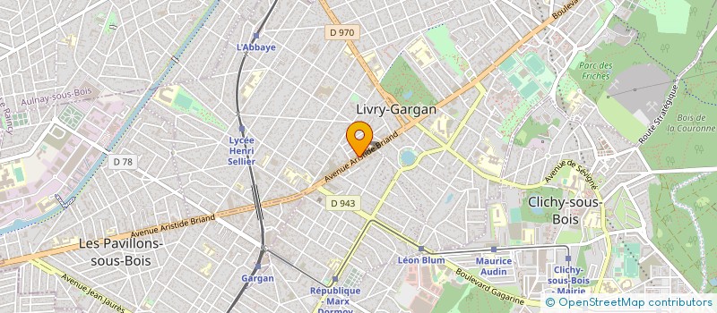 localisation de l'entreprise OUDOT  LIVRY-GARGAN