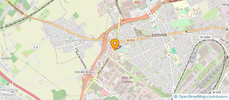 localisation de l'entreprise OUDVTEC à CAPINGHEM