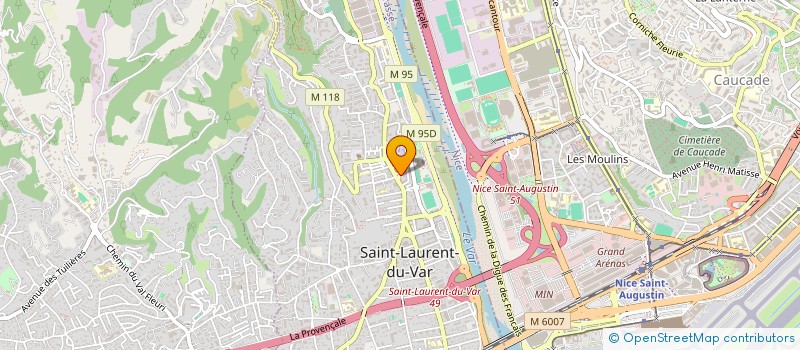 localisation de l'entreprise OUED ELLIL à SAINT-LAURENT-DU-VAR