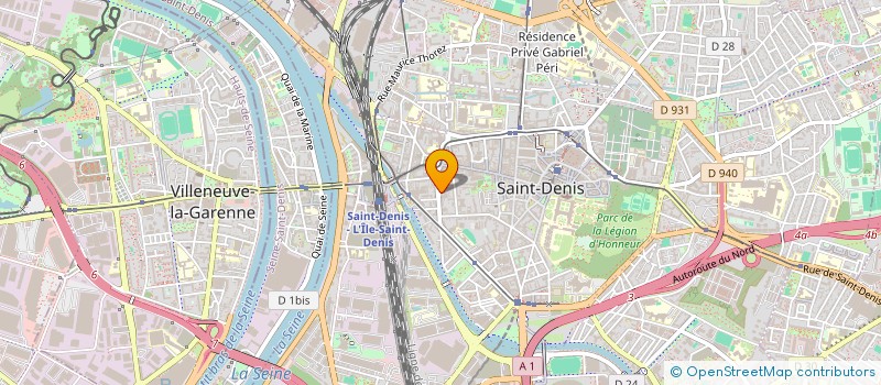 localisation de l'entreprise OUEDRAOGO CONSTRUCTION à SAINT-DENIS