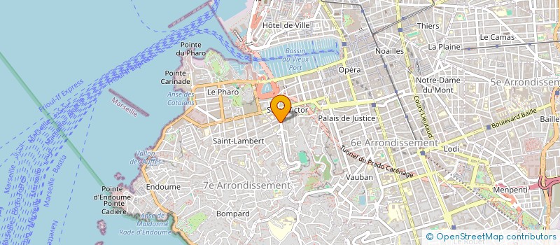 localisation de l'entreprise OUEGHLANI D'EMDOUME à MARSEILLE