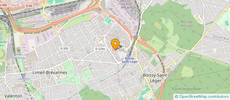 localisation de l'entreprise OUENELEC à BOISSY-SAINT-LEGER