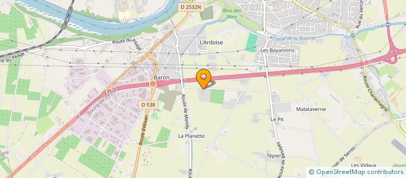 localisation de l'entreprise OUENTIA  BOURG-DE-PEAGE