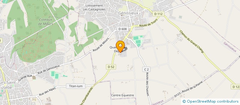 localisation de l'entreprise OUENZA  GENISSIEUX