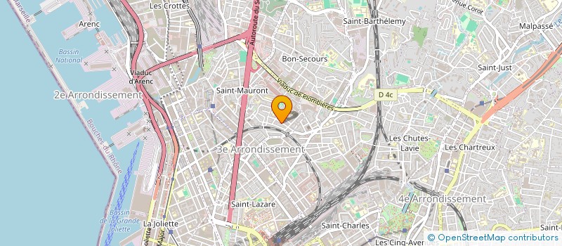 localisation de l'entreprise OUERTANI à MARSEILLE