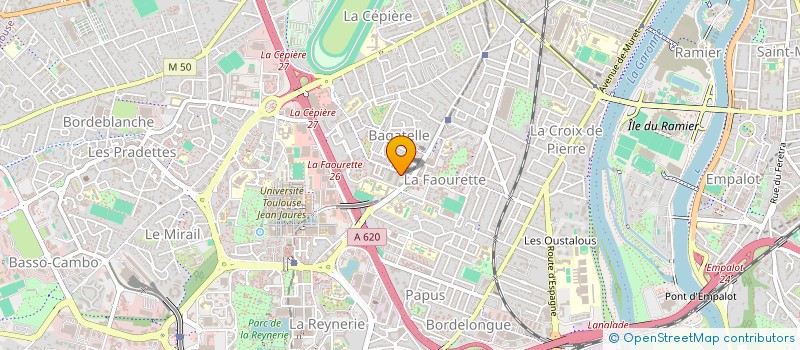localisation de l'entreprise OUESLATI à TOULOUSE