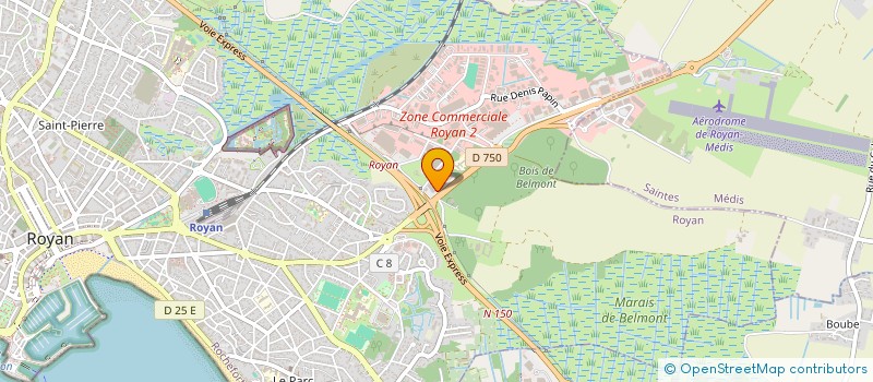 localisation de l'entreprise OUESSANT  ROYAN