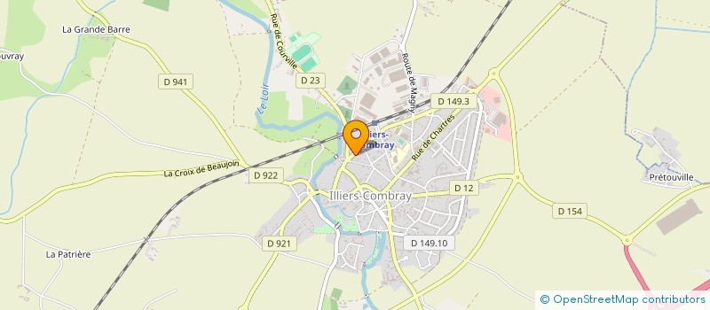 localisation de l'entreprise OUESSANT à ILLIERS-COMBRAY