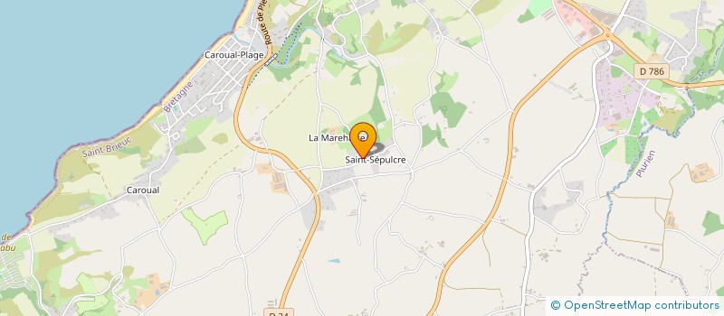 localisation de l'entreprise OUESSANT  ERQUY