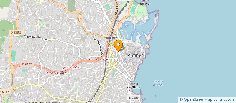 localisation de l'entreprise OUEST 146 à ANTIBES