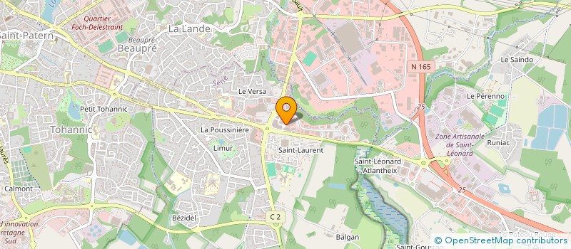 localisation de l'entreprise OUEST ACHATS VANNES  SENE