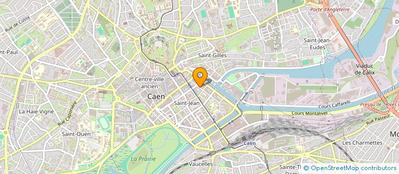 localisation de l'entreprise OUEST-AFFAIRES à CAEN