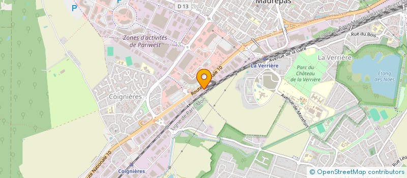 localisation de l'entreprise OUEST AGENCEMENT à COIGNIERES