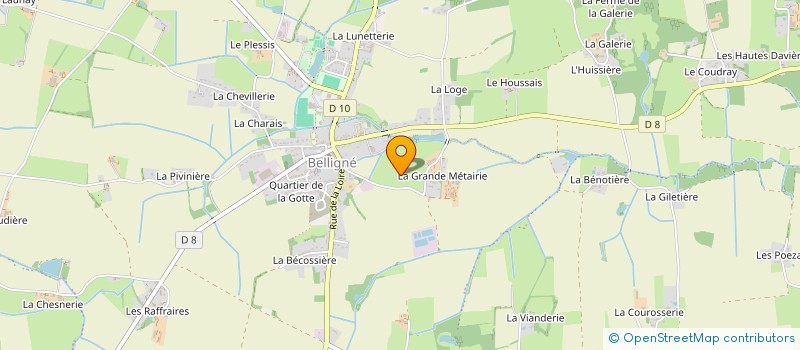 localisation de l'entreprise OUEST AGRO à LOIREAUXENCE
