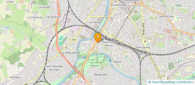 localisation de l'entreprise OUEST ALLIANCE POSE à LE MANS
