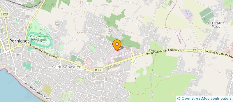 localisation de l'entreprise OUEST APPLICATION à PORNICHET