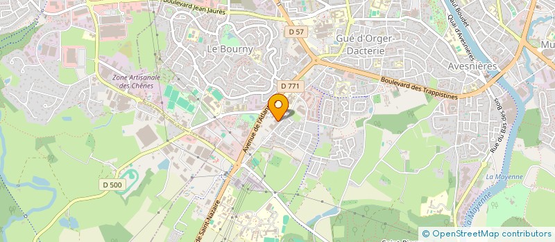 localisation de l'entreprise OUEST ASPIRATION à LAVAL